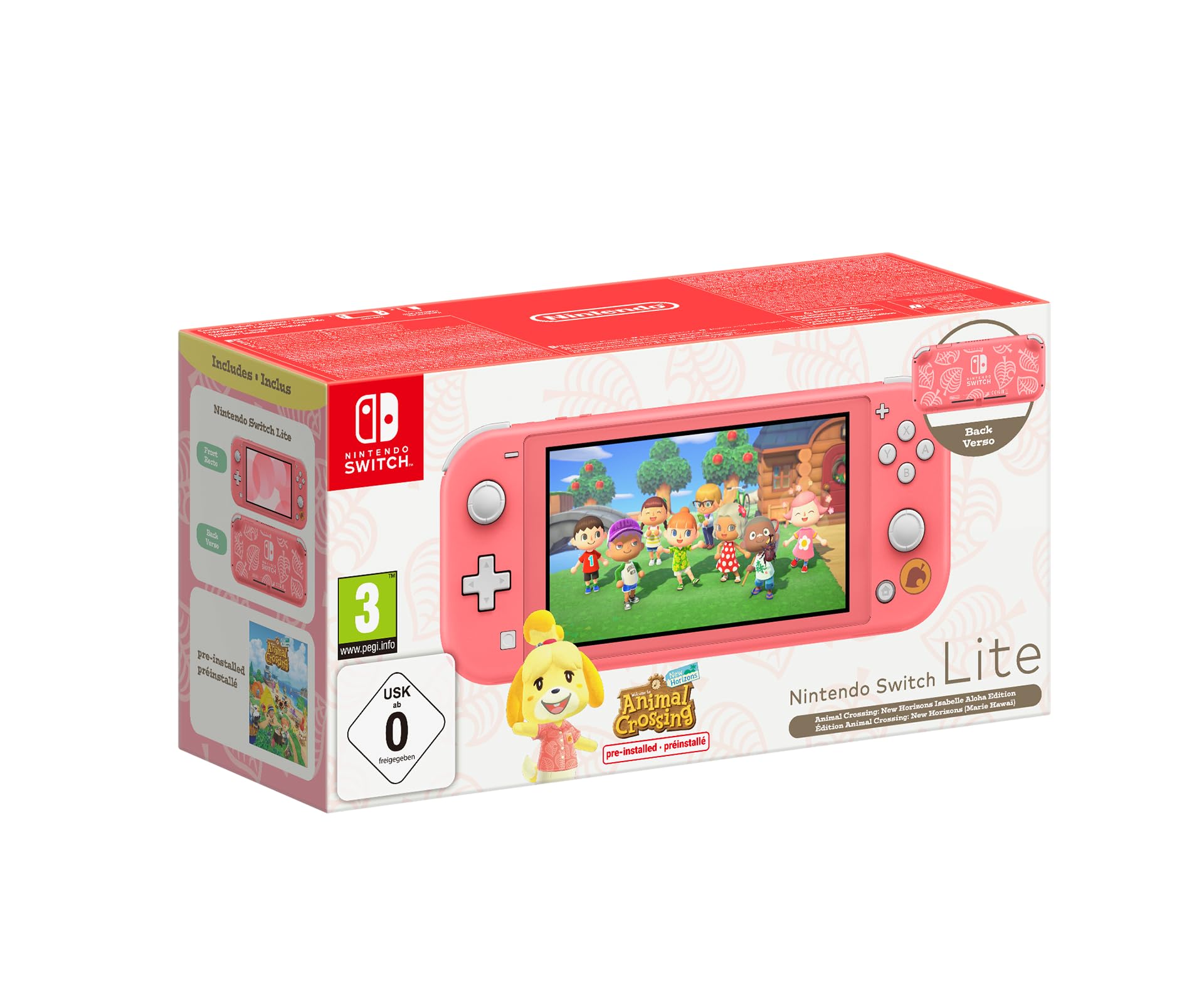 Console Nintendo Switch Lite + Animal Crossing