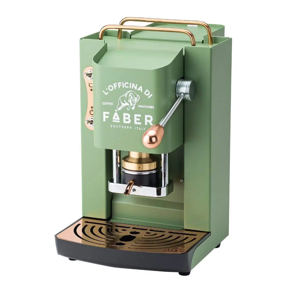 Kit Macchina da caffè a cialde Faber Pro Deluxe + Cialde Caffè Nero + Tazzine