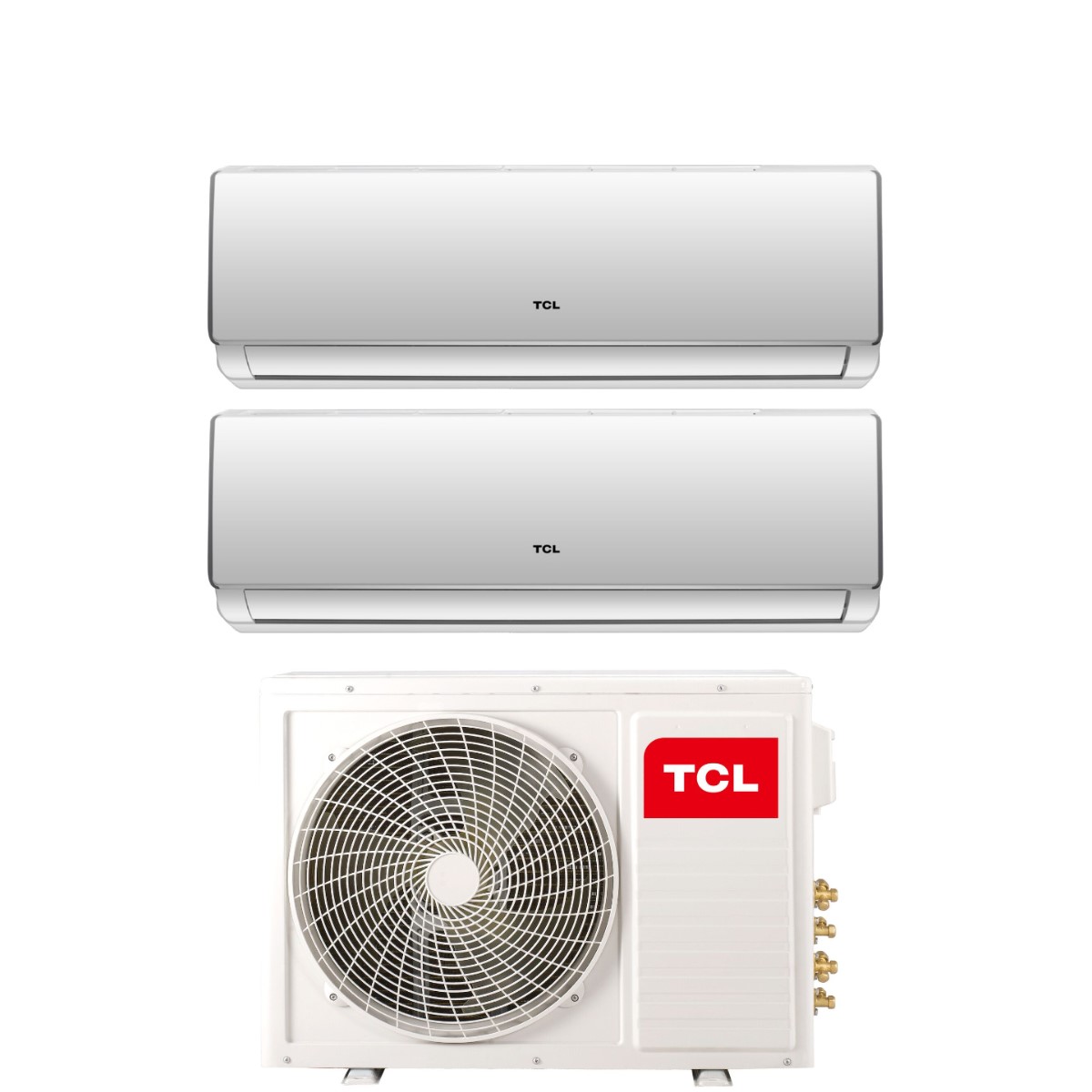 TCL Climatizzatore Dual Split Inverter 9000 + 12000 Btu Condizionatore