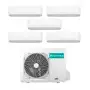 Climatizzatore Condizionatore Hisense Penta Split 9+9+9+12+12 Inverter Wi Fi