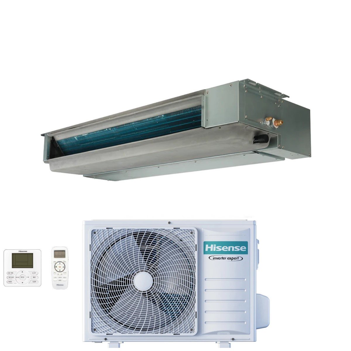 Climatizzatore Condizionatore Hisense Canalizzato 12000 btu Inverter