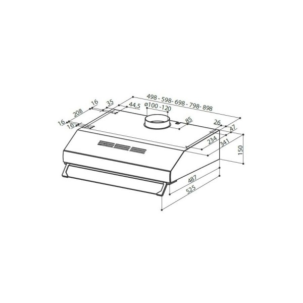 Cappa Incasso / Integrata 2740