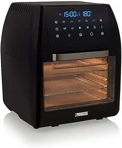 Princess Friggitrice ad aria aerofryer oven 12lt 1800w oblo Nero