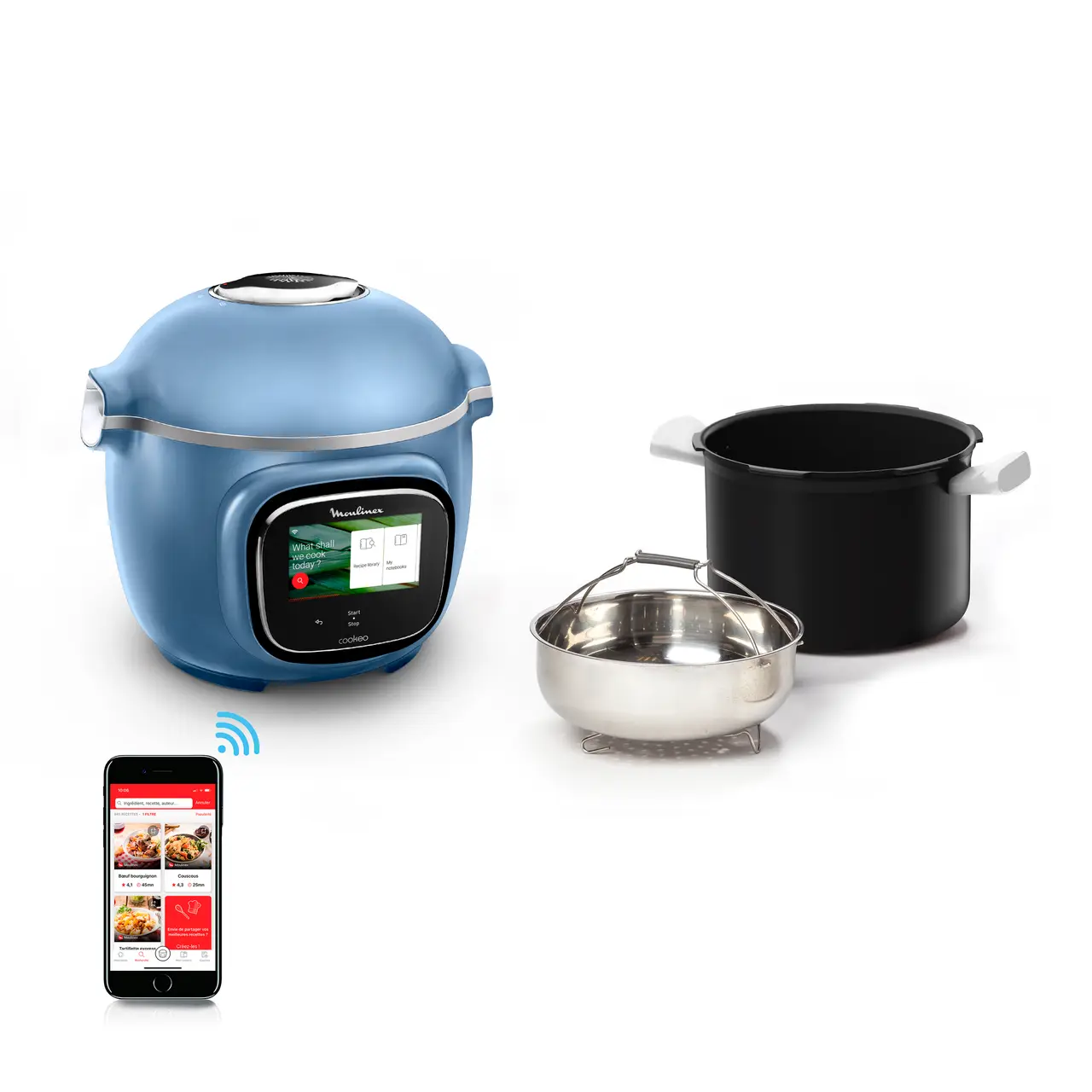 multi-cooker intelligente ad alta pressione con connessione Wifi e touch screen